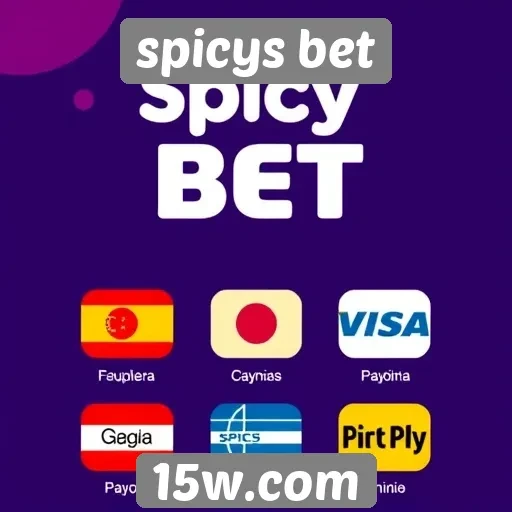 Opções de pagamento disponíveis no Spicys Bet